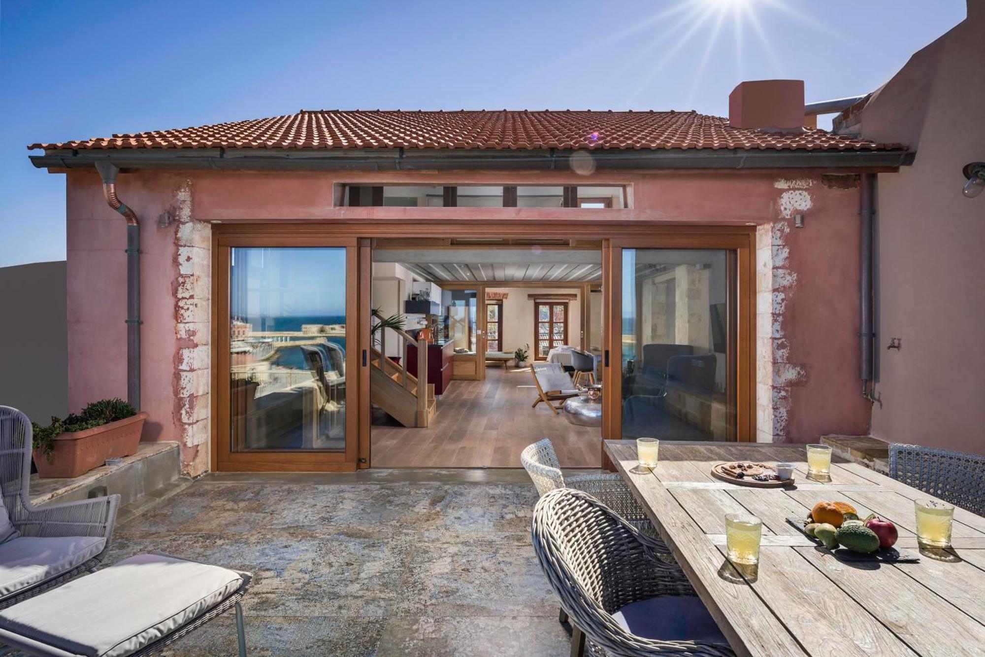 Residenza Vranas Boutique Hotel Chrissi Akti Chania Exterior foto