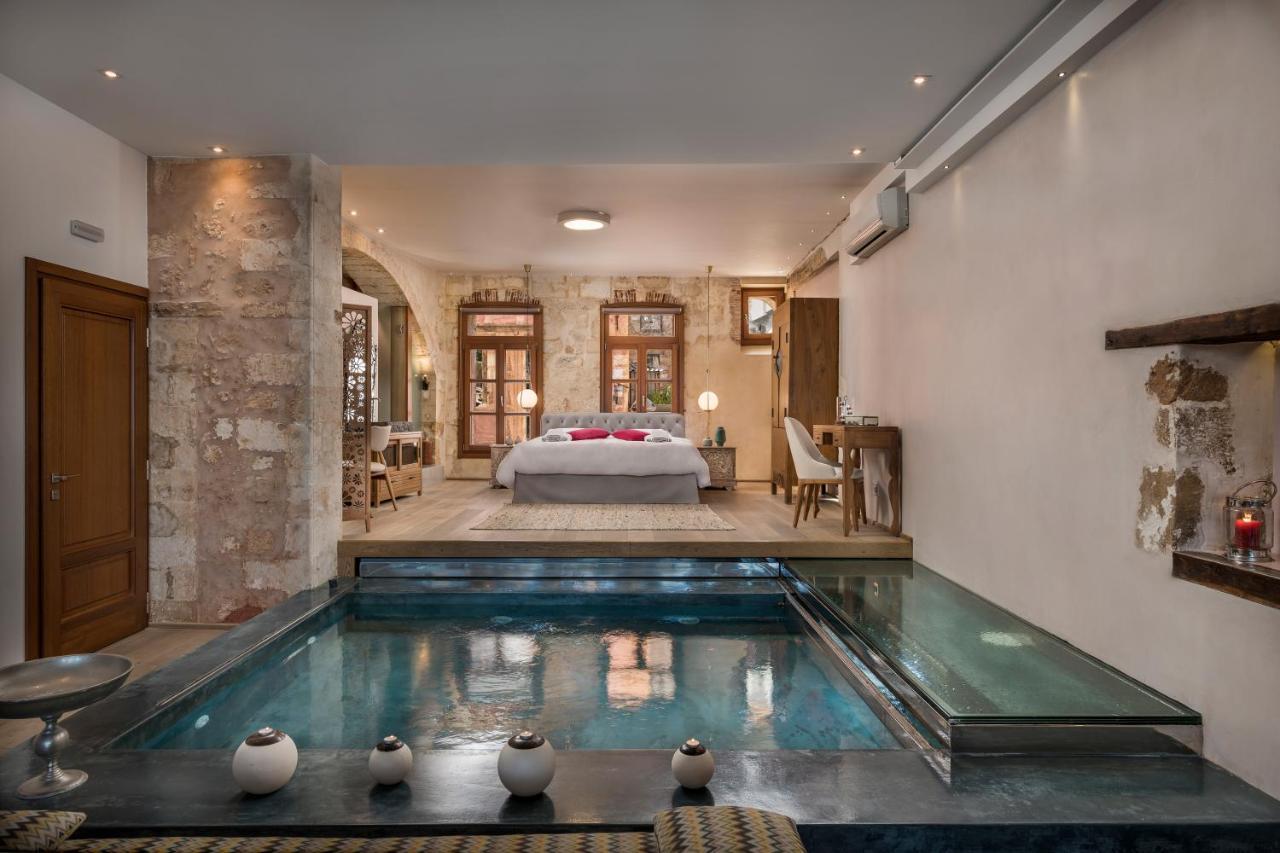 Residenza Vranas Boutique Hotel Chrissi Akti Chania Exterior foto