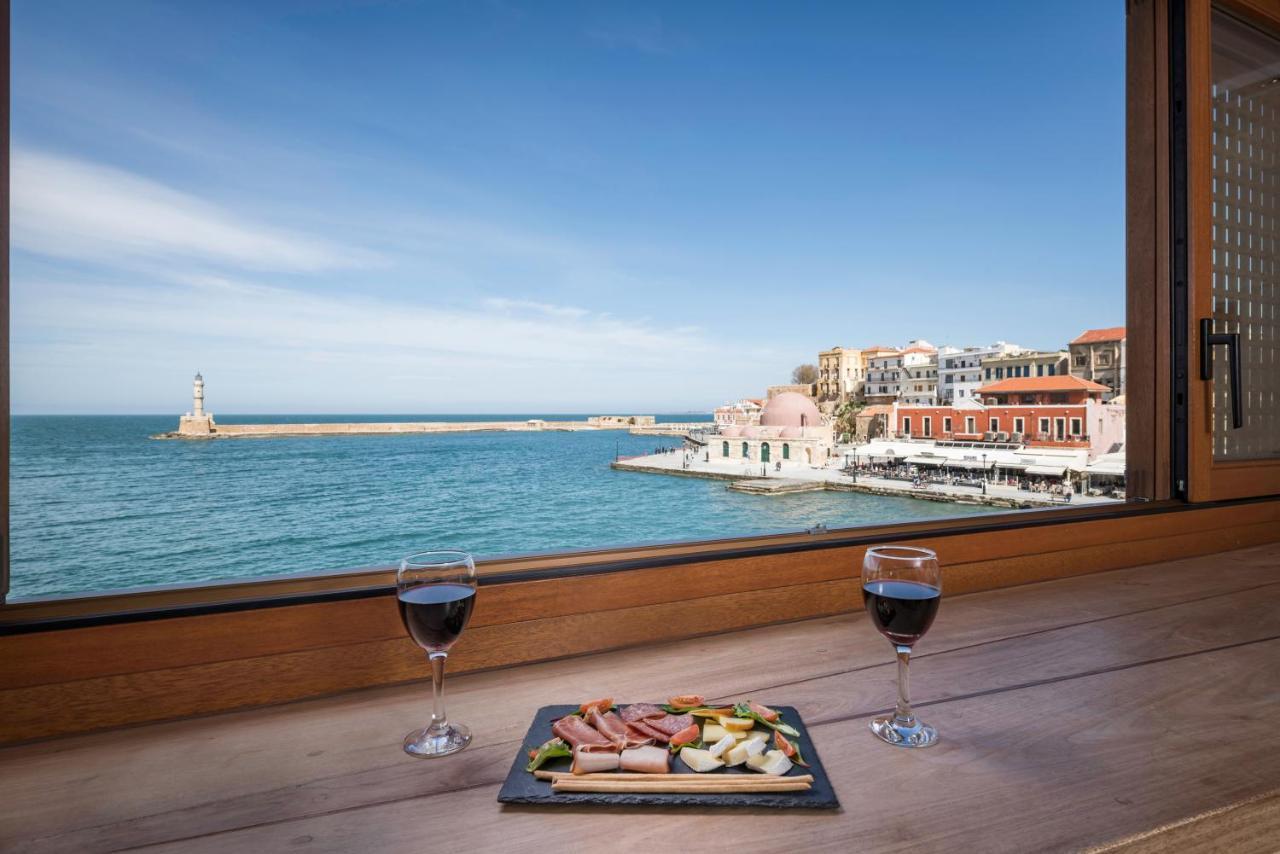 Residenza Vranas Boutique Hotel Chrissi Akti Chania Exterior foto