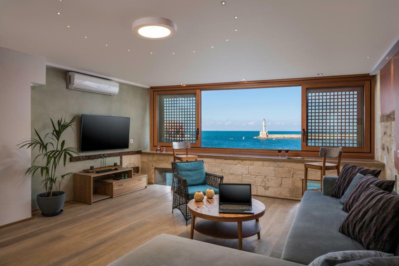 Residenza Vranas Boutique Hotel Chrissi Akti Chania Exterior foto
